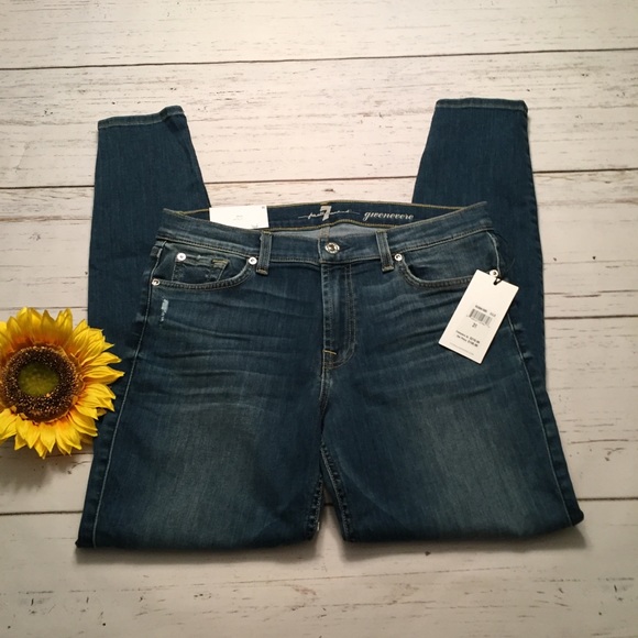 7 for All Mankind Gwenevere Skinny Jeans Inseam 29 - Picture 4 of 7